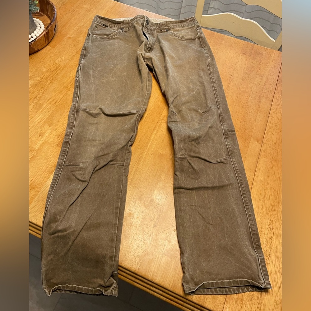 Kuhl Men’s Free Rydr Pant - Tan Vintage Patina Dye 36x32